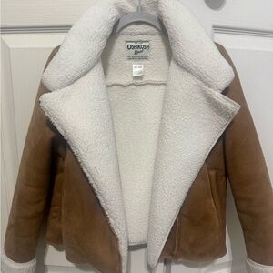 OshKosh B'gosh girls Tan Teddy Jacket